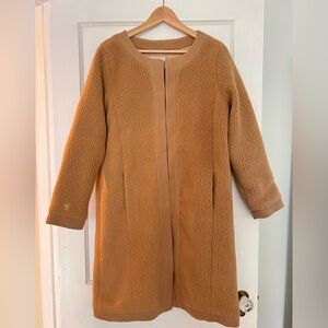 Dudley Stephens Camel Teddy Coat